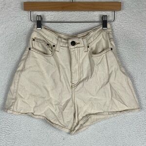 Rhythm cream denim shorts